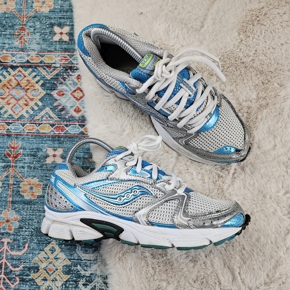 Saucony Shoes Womens Size 7 Grid Cohesion 5 Running Sneakers S15118-10 Gray Teal